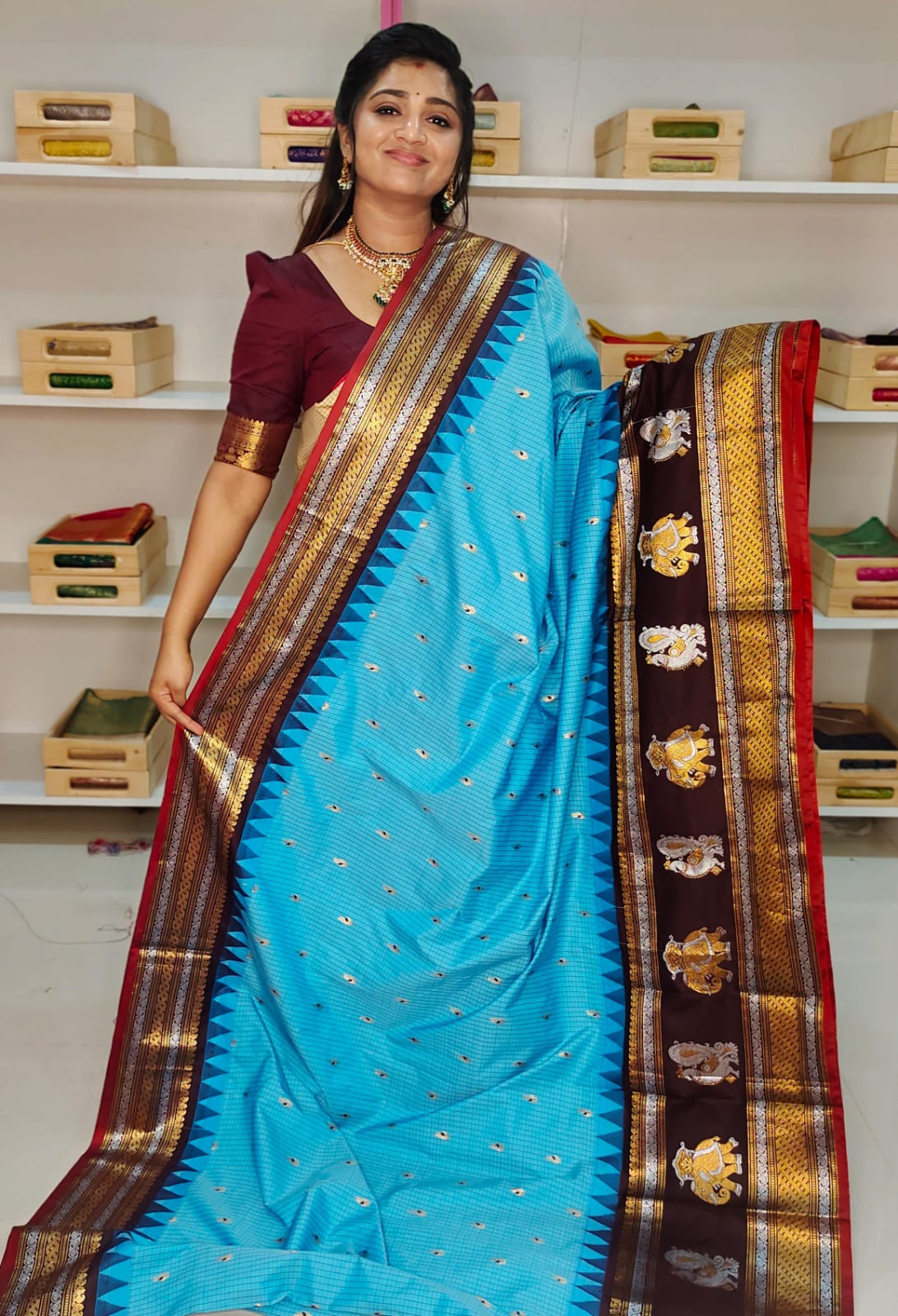 50% offer gadwal silk saree