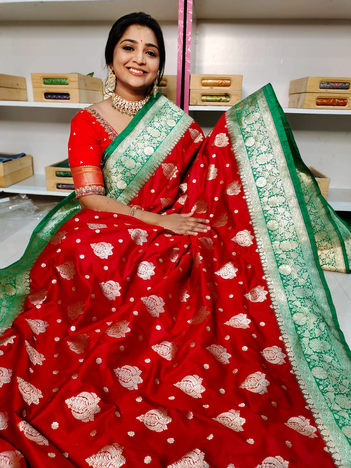 80% Katan banarasi sarees