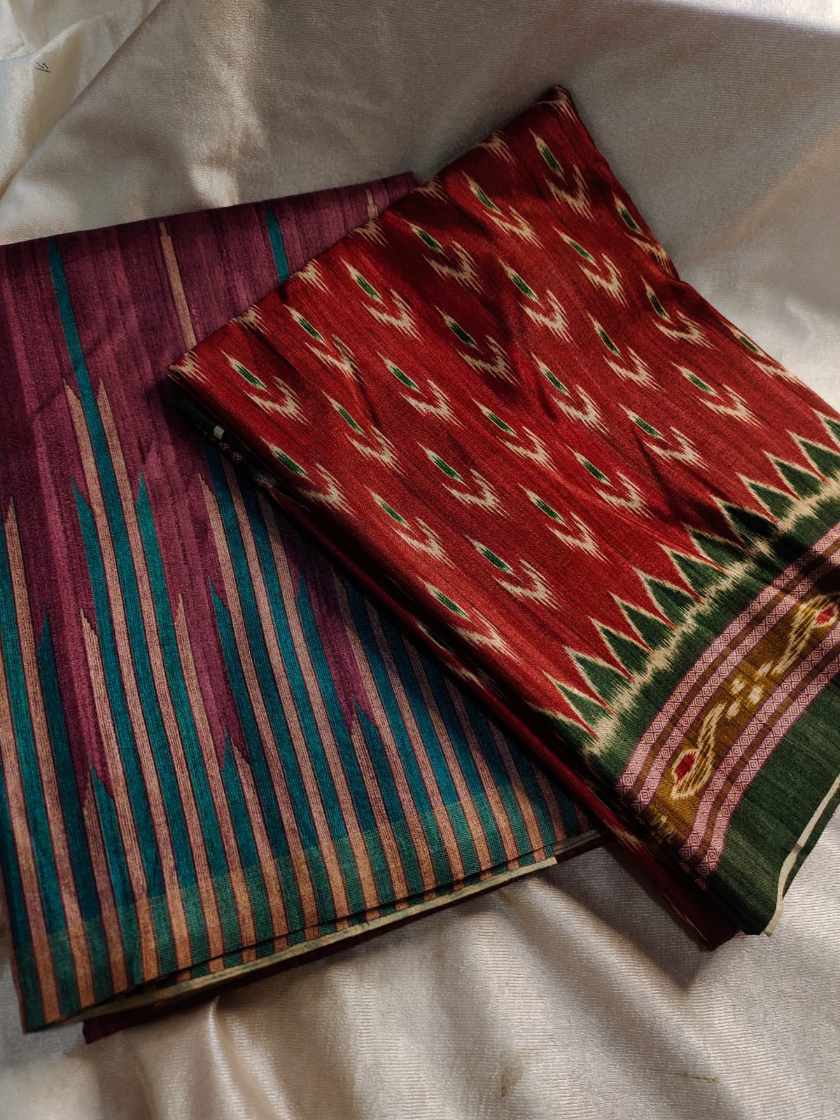 1+1 offer tussur silk
