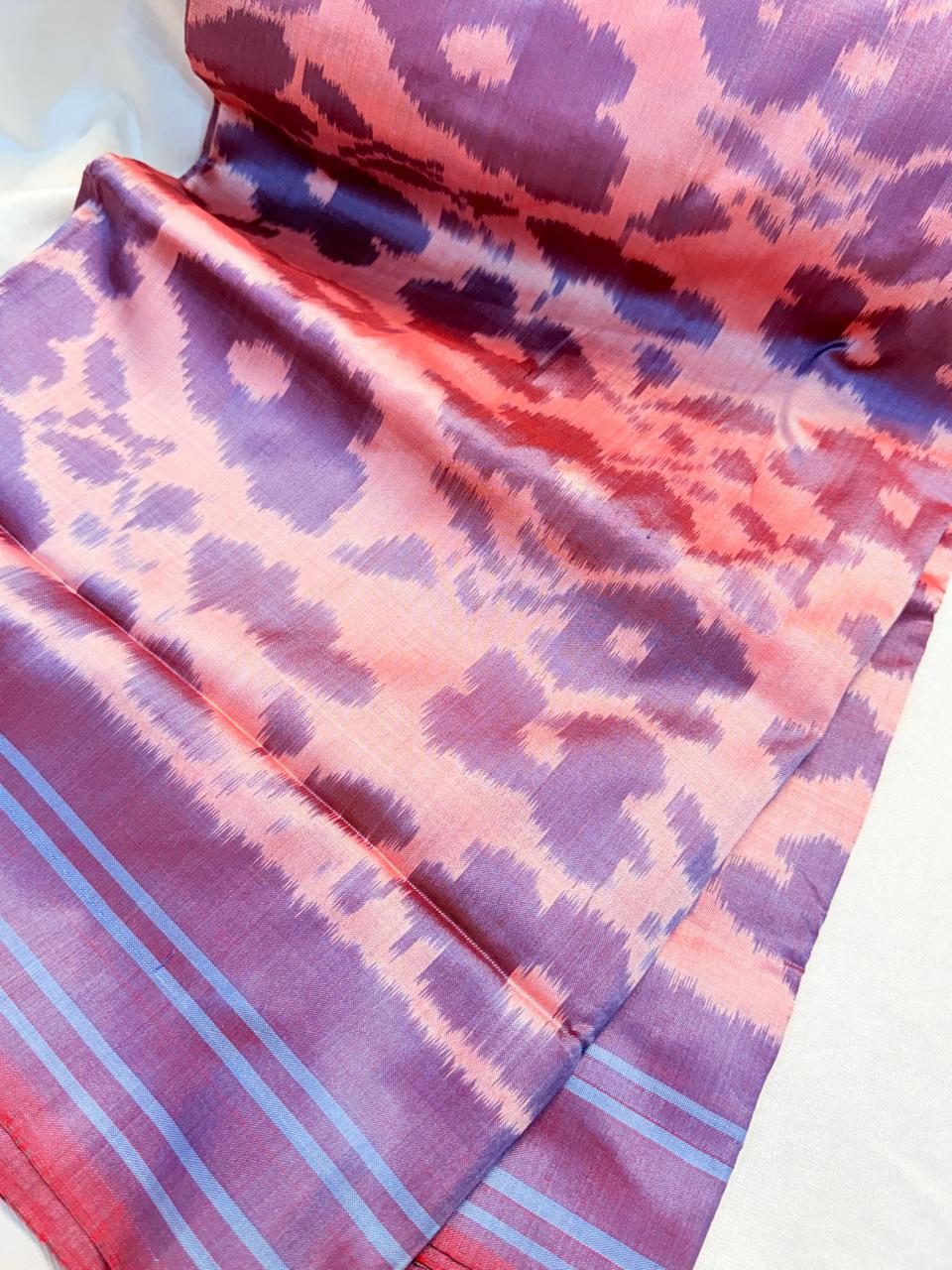 50% Offer Ikkat Pattu Saree