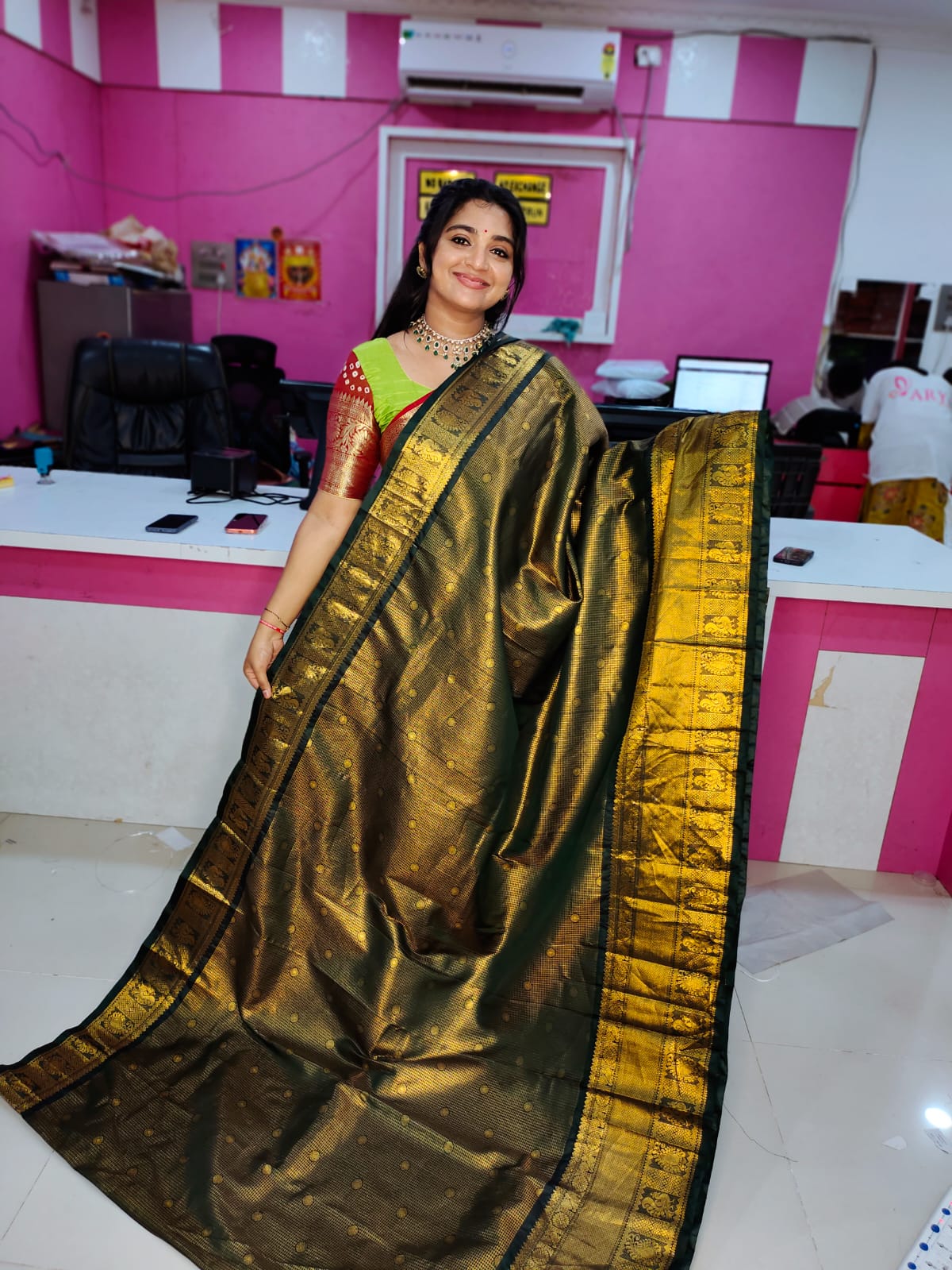 Vintage gadwal sarees
