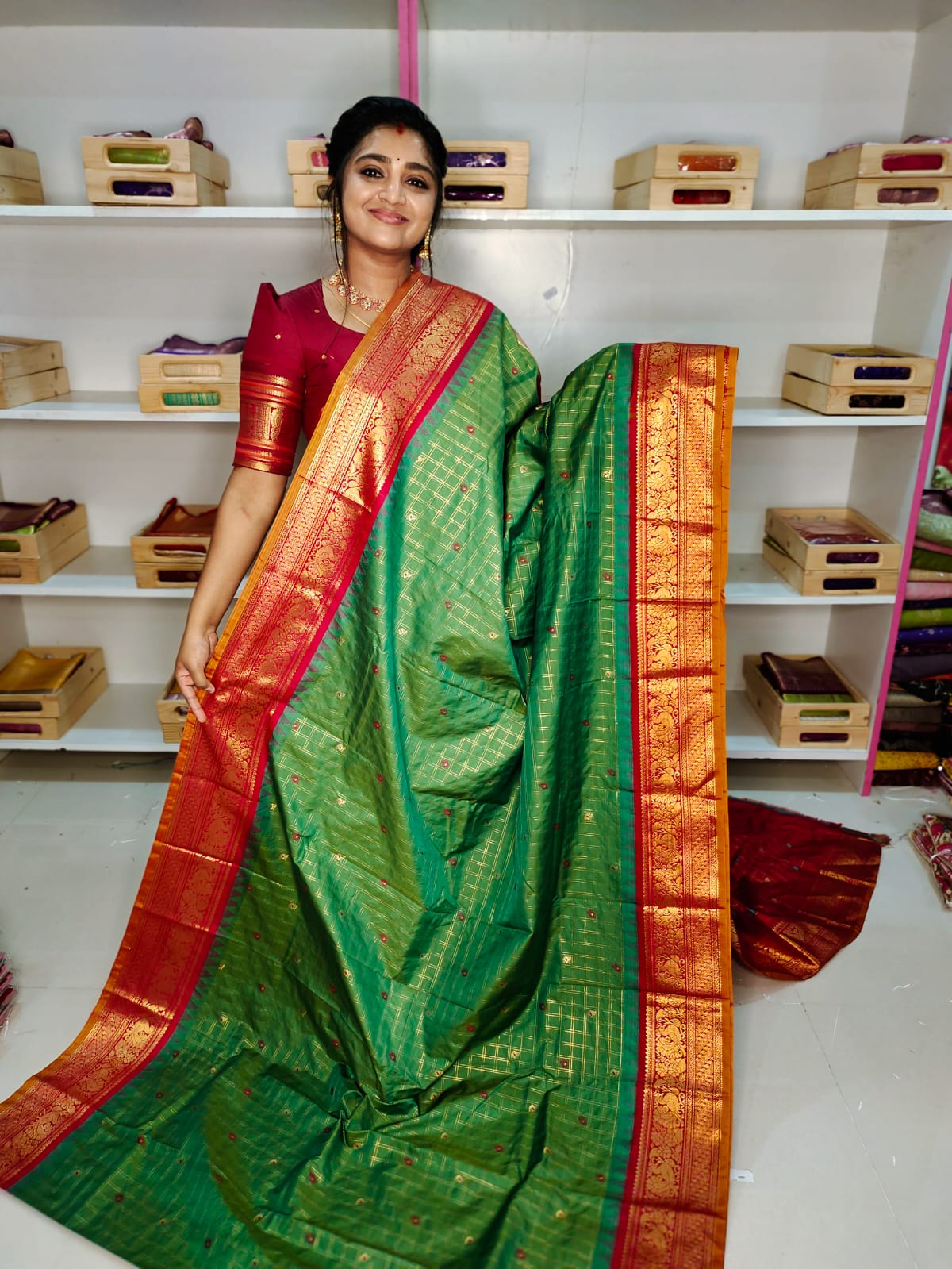 Ashadam sale gadwal silk saree