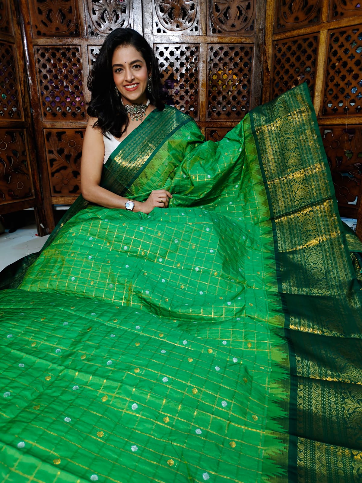 50% offer banarasi silk saree