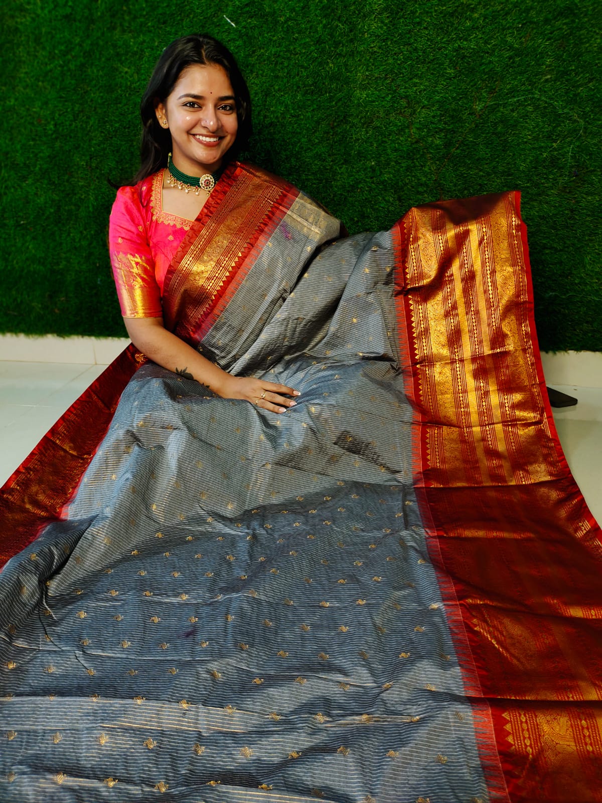 Vitange gadwal silk saree