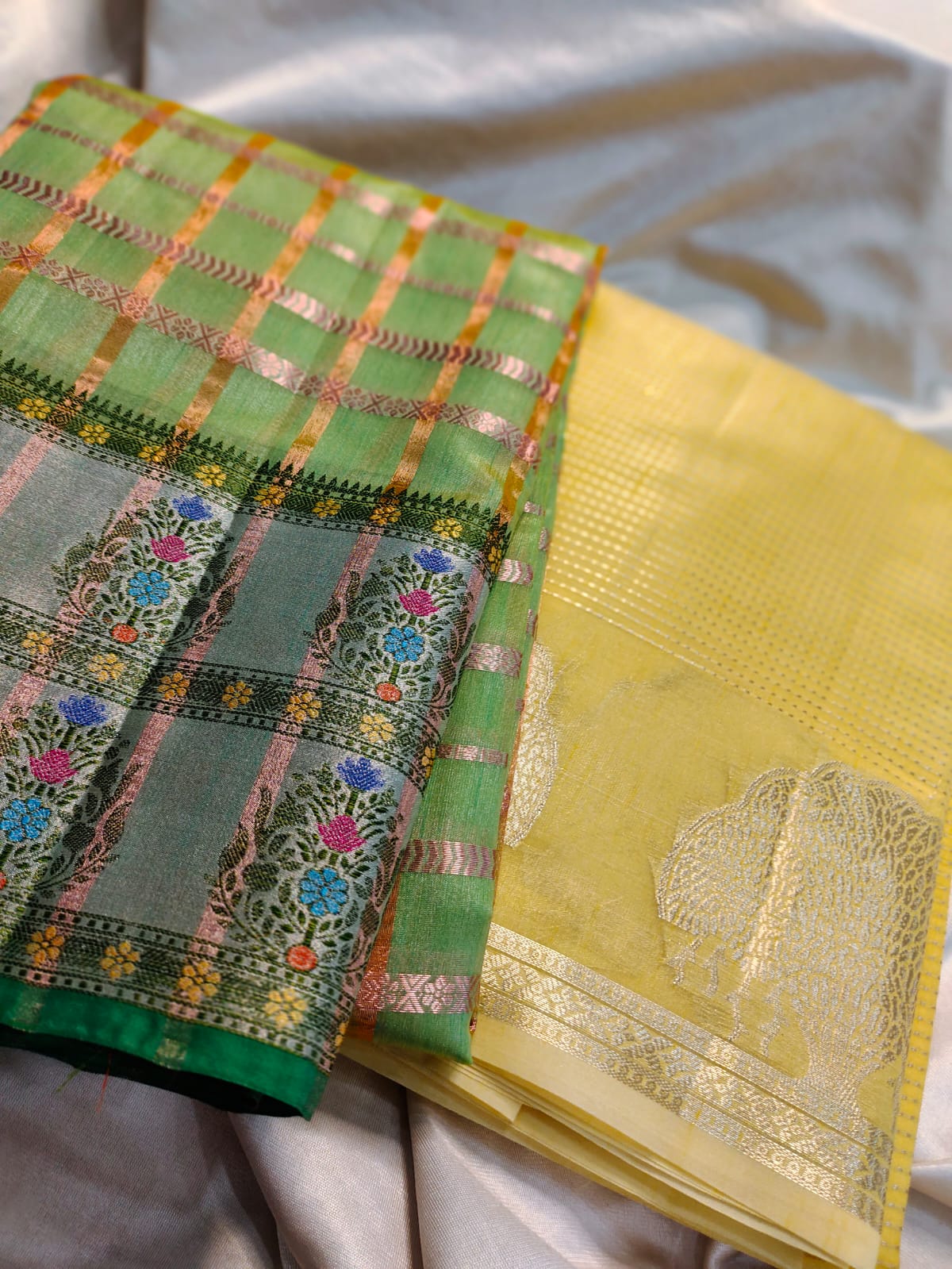1+1 fancy saree
