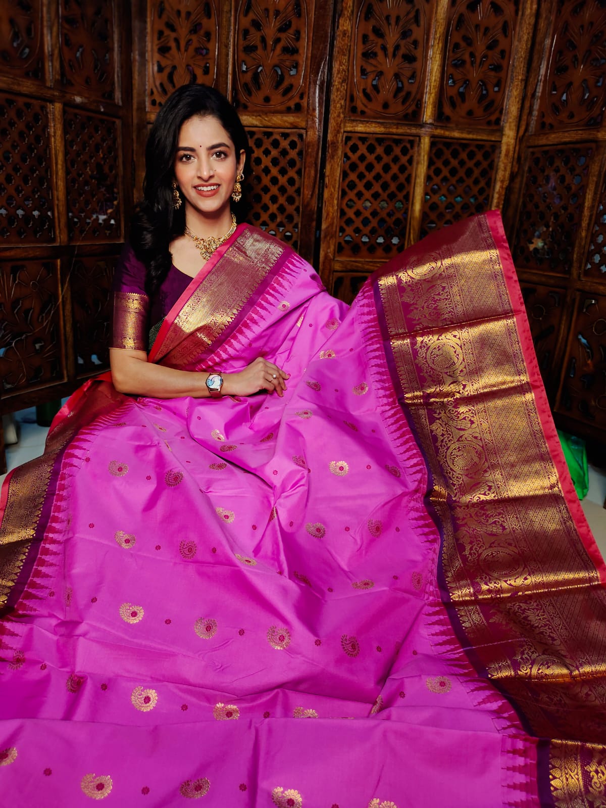60% offer gadwal silk sarees