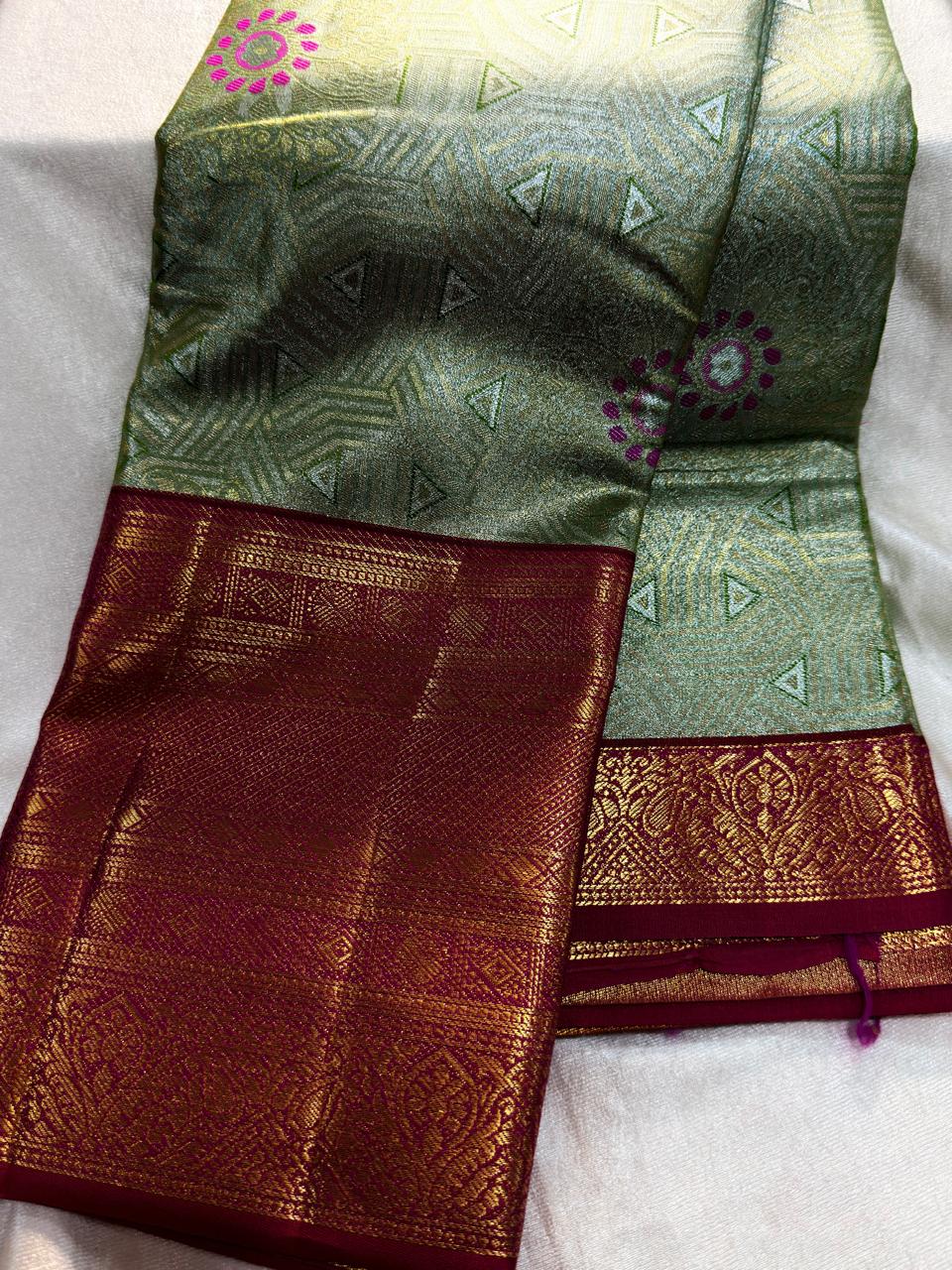 90% offer Kanchi pattu collection