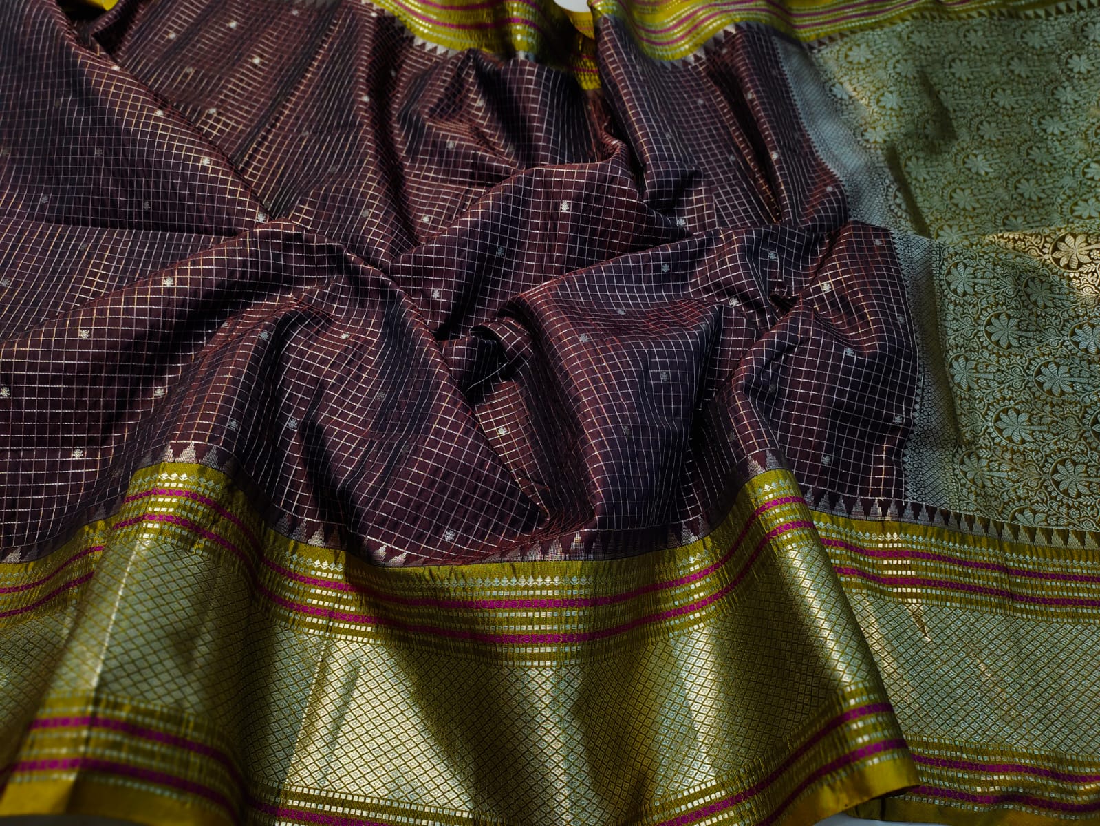 Primeme katan saree