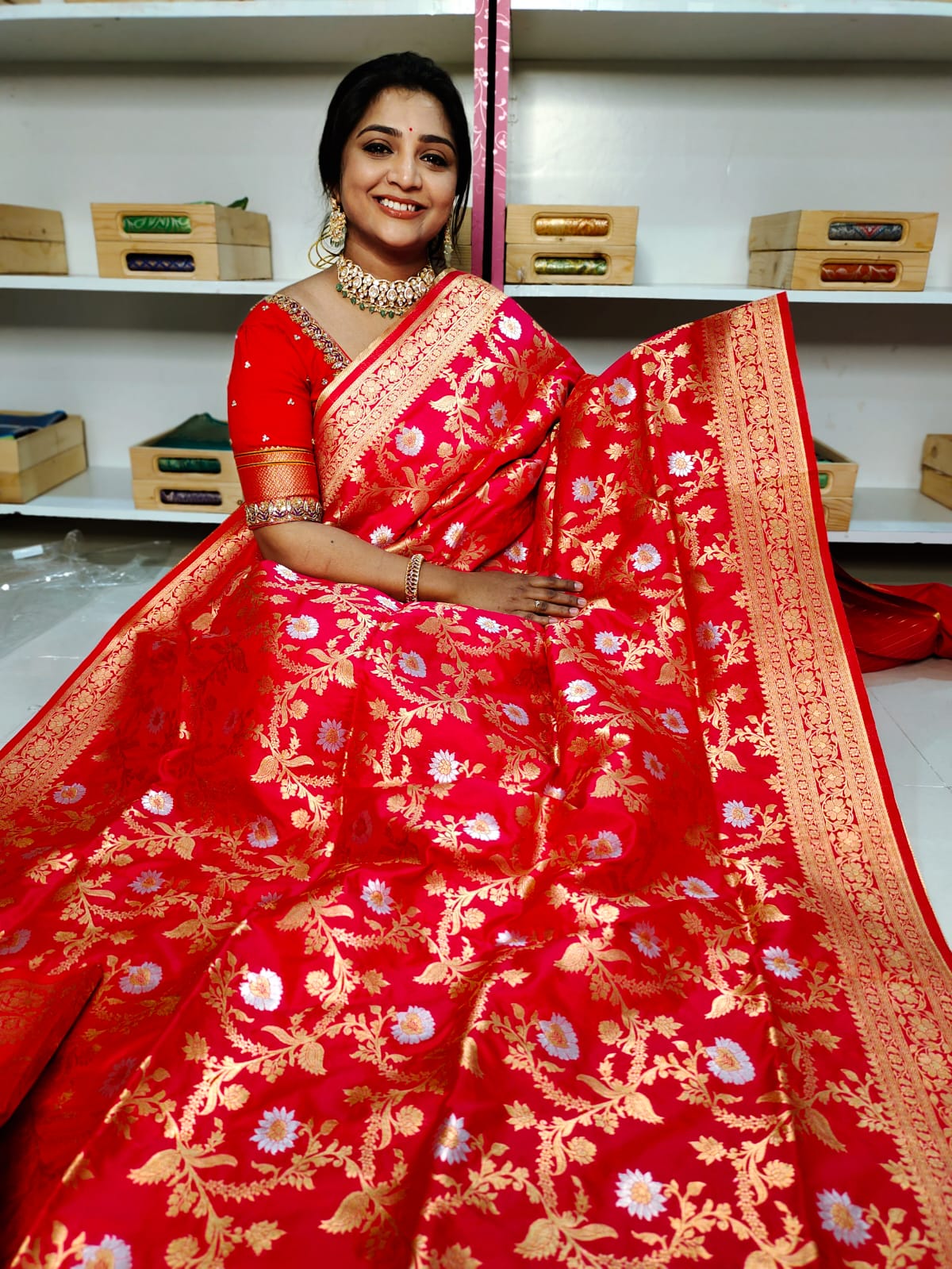 80% Katan banarasi sarees