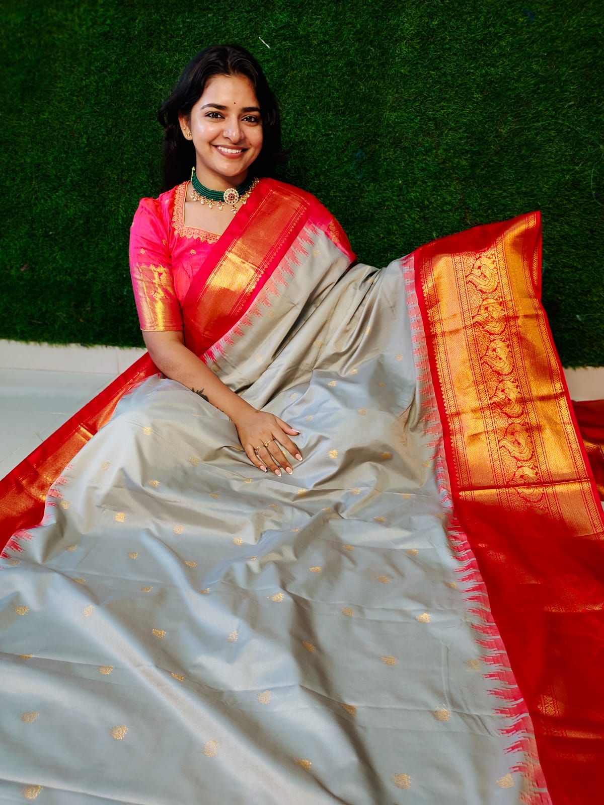 50% offer gadwal silk Saree