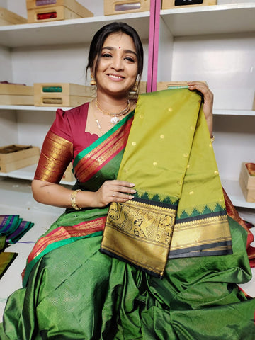 Gadwal silk saree
