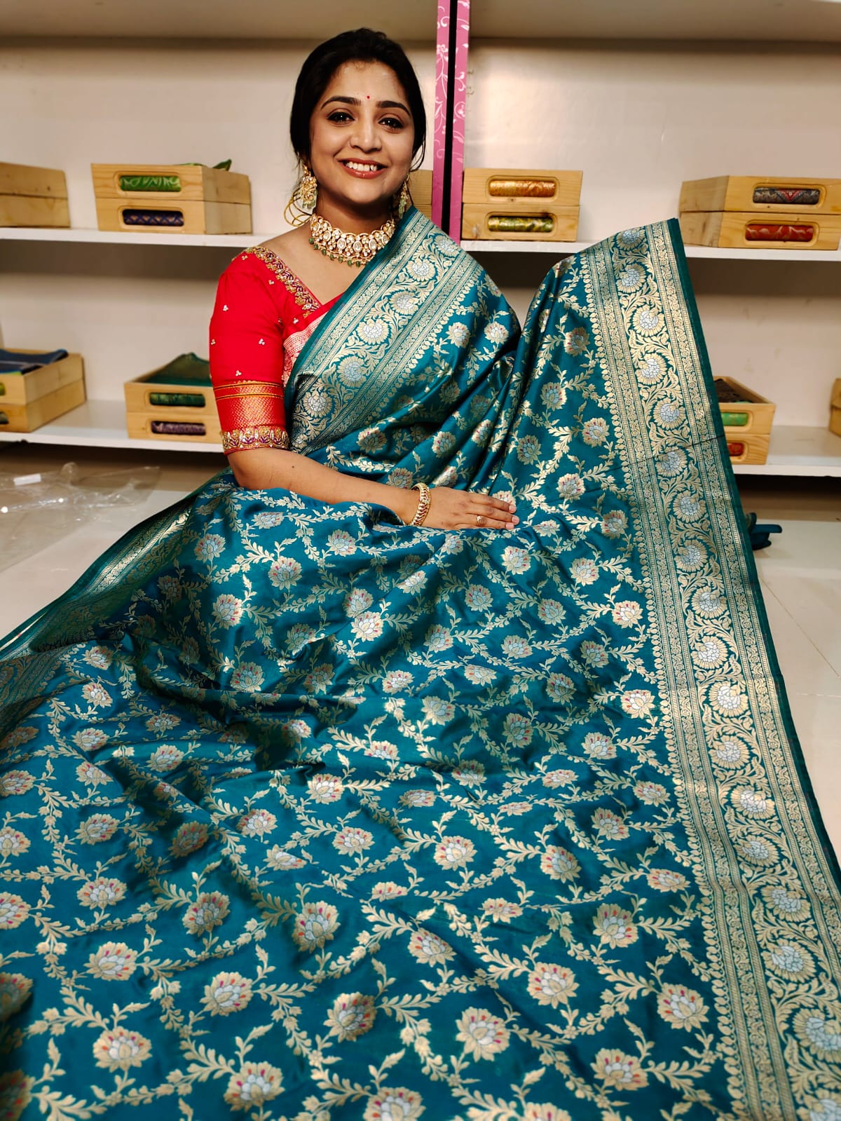 80% Katan banarasi sarees