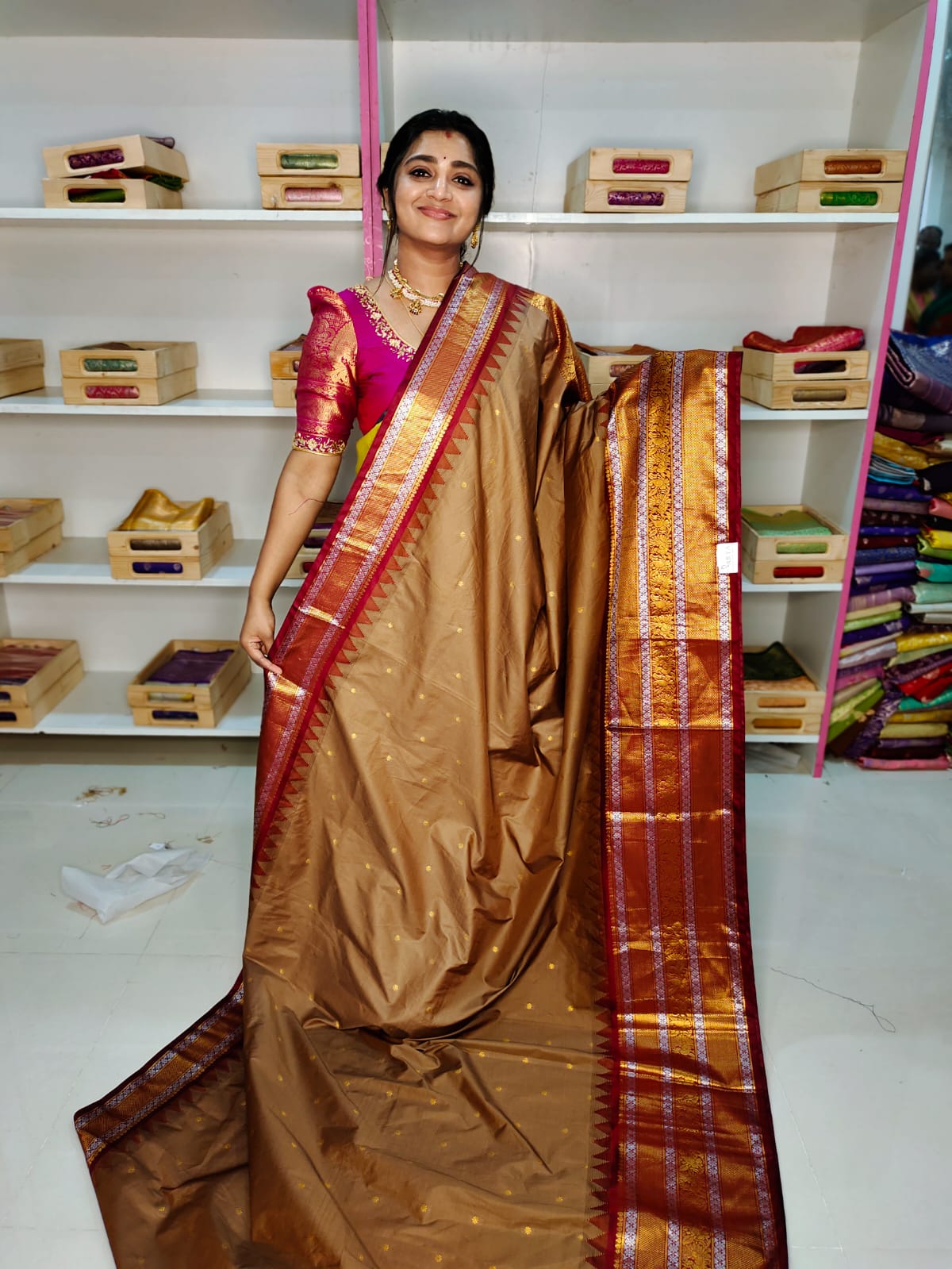 Ashadam sale gadwal silk saree