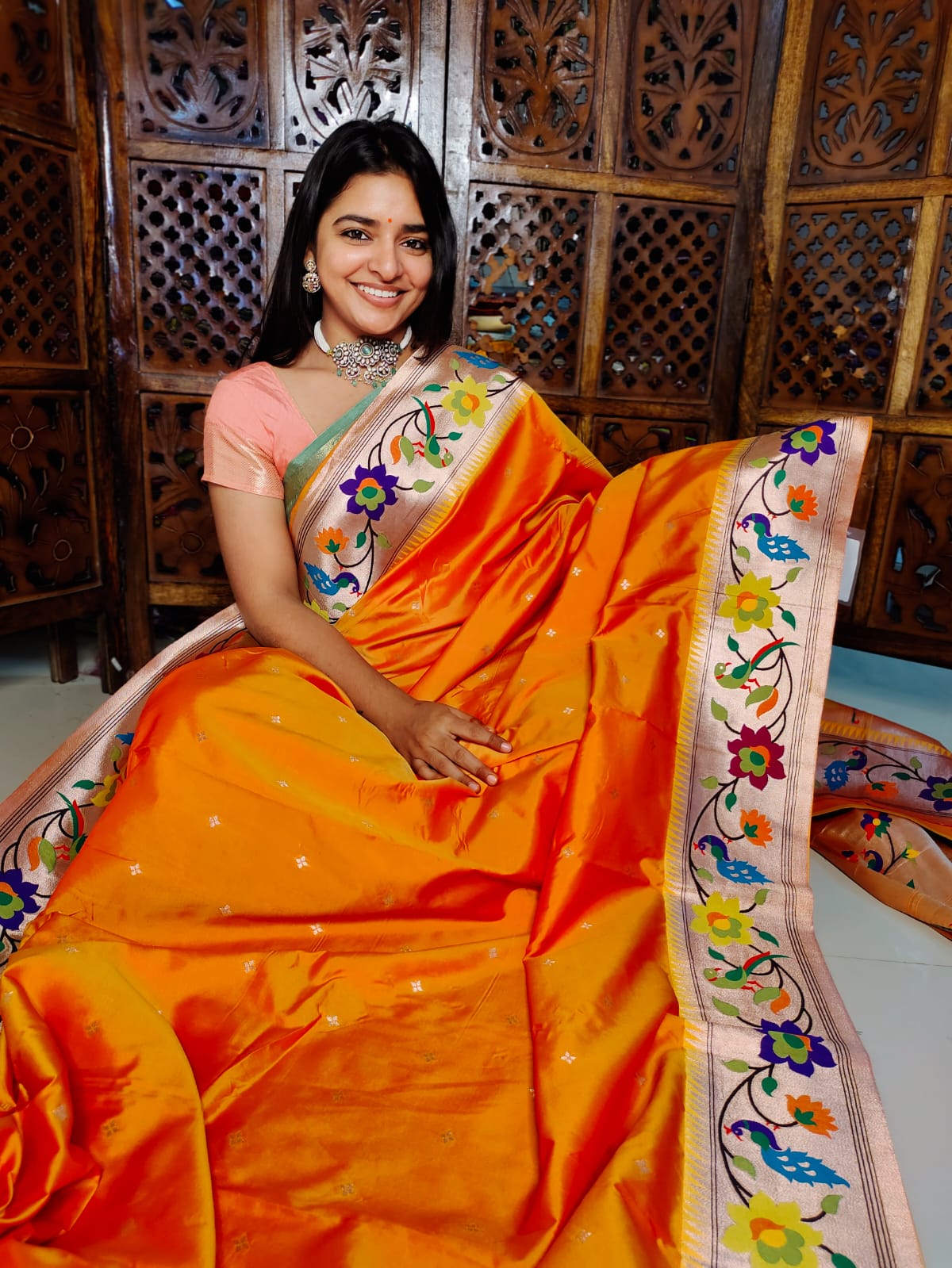 50% offer banarasi silk saree