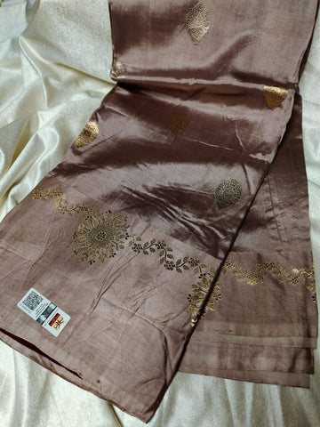 100% silk mark certified green Mango silk saree