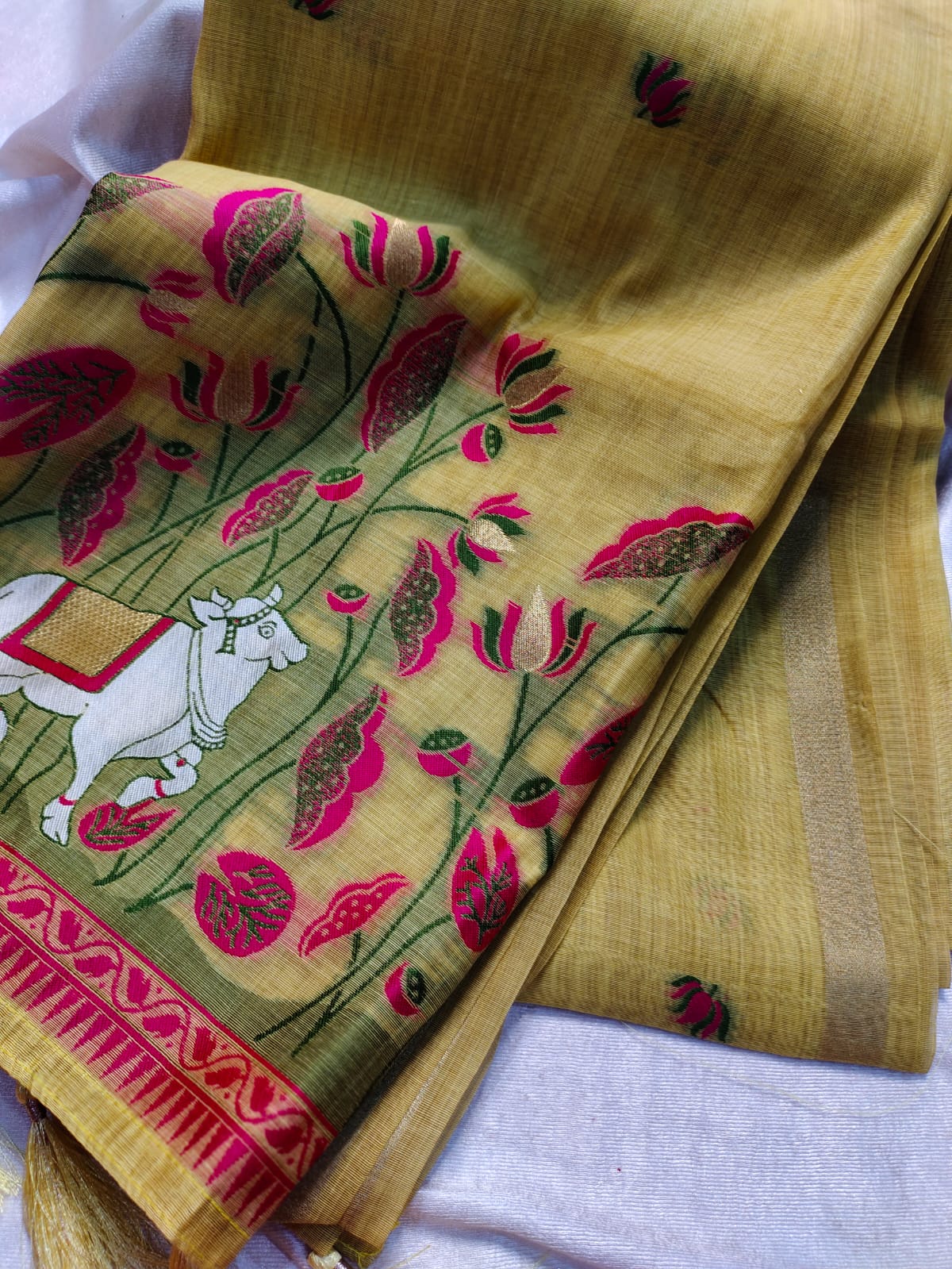 Chanderi jamdhani sarees