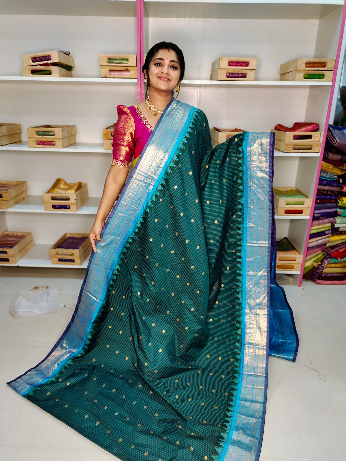 Ashadam sale gadwal silk saree