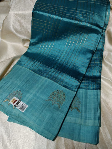 100% silk mark certified green Mango silk saree