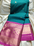Ashadam gadwal silk saree