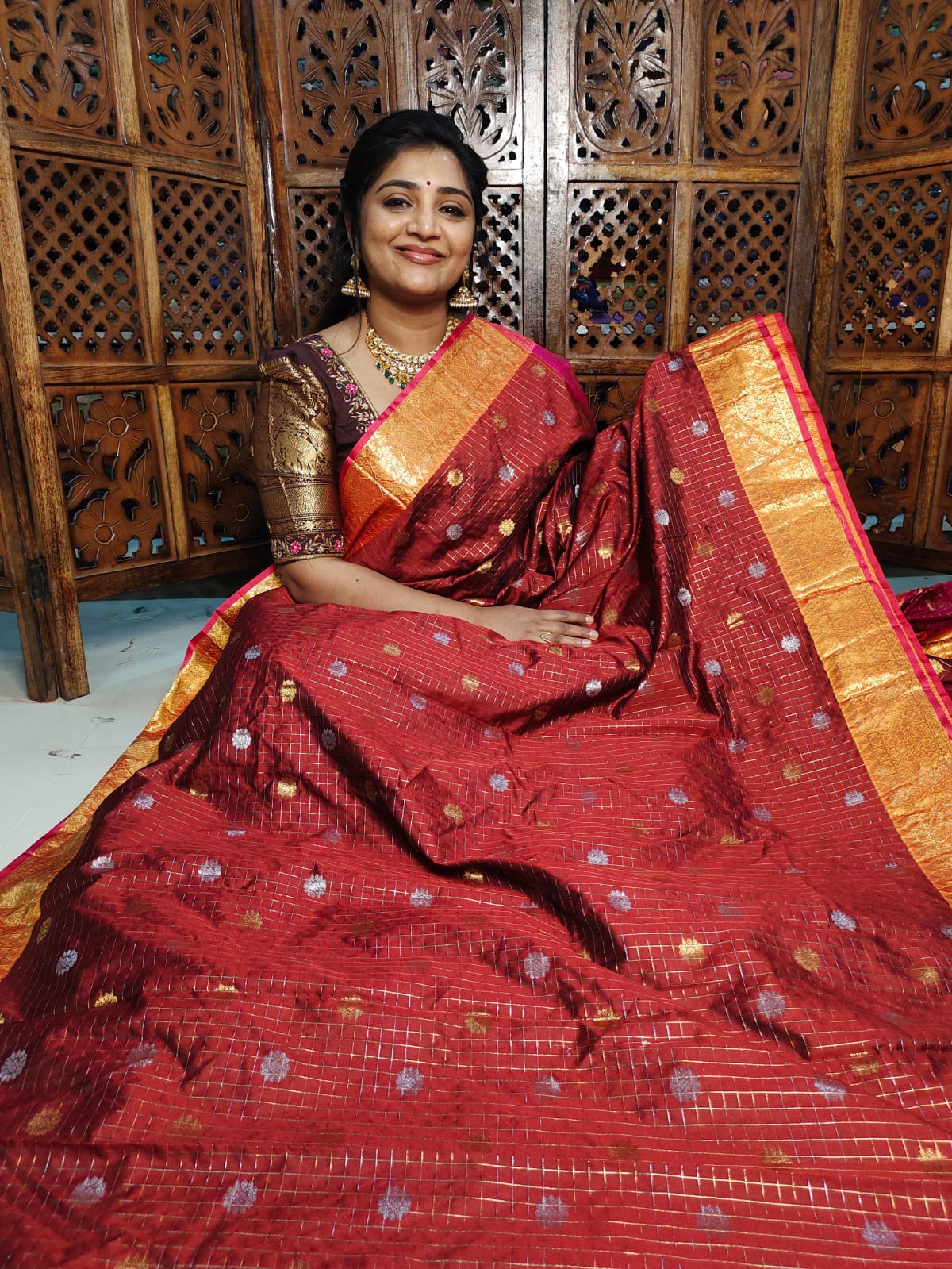 50% offer banarasi silk saree