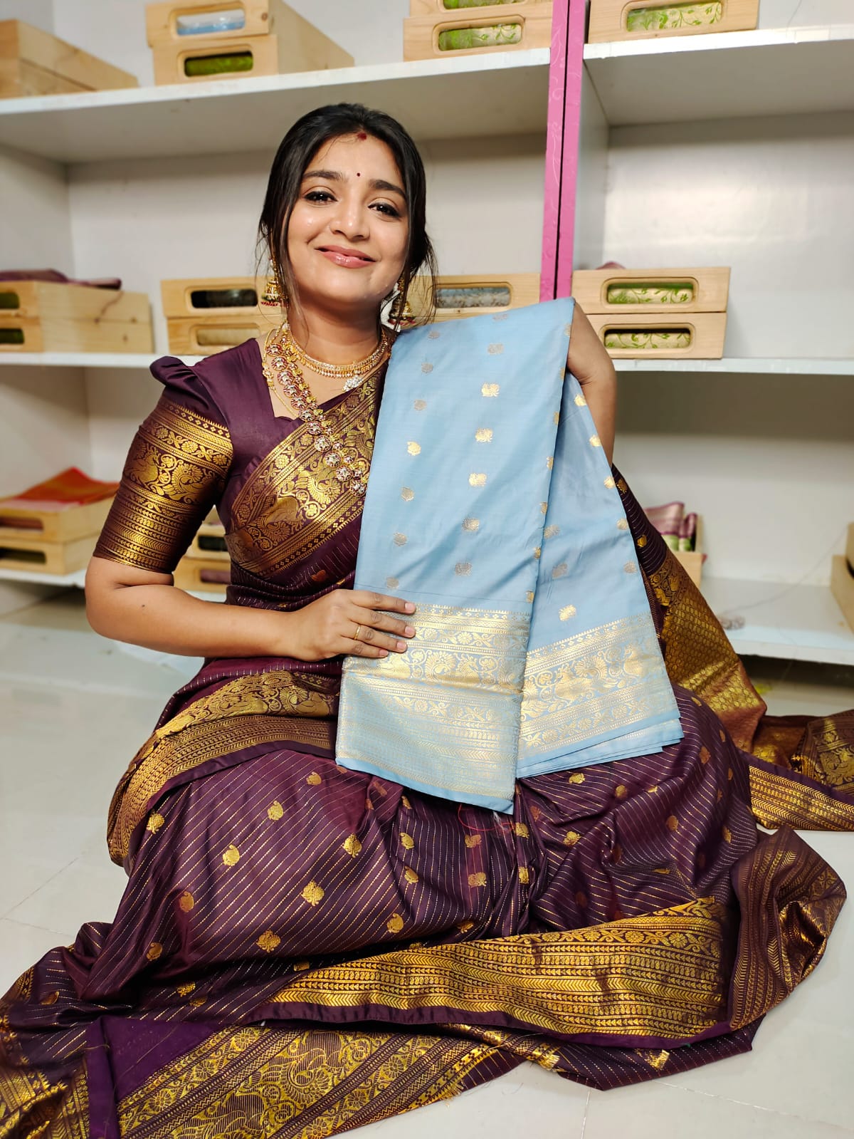 50% గద్వాల్ సిల్క్ చీర ఆఫర్