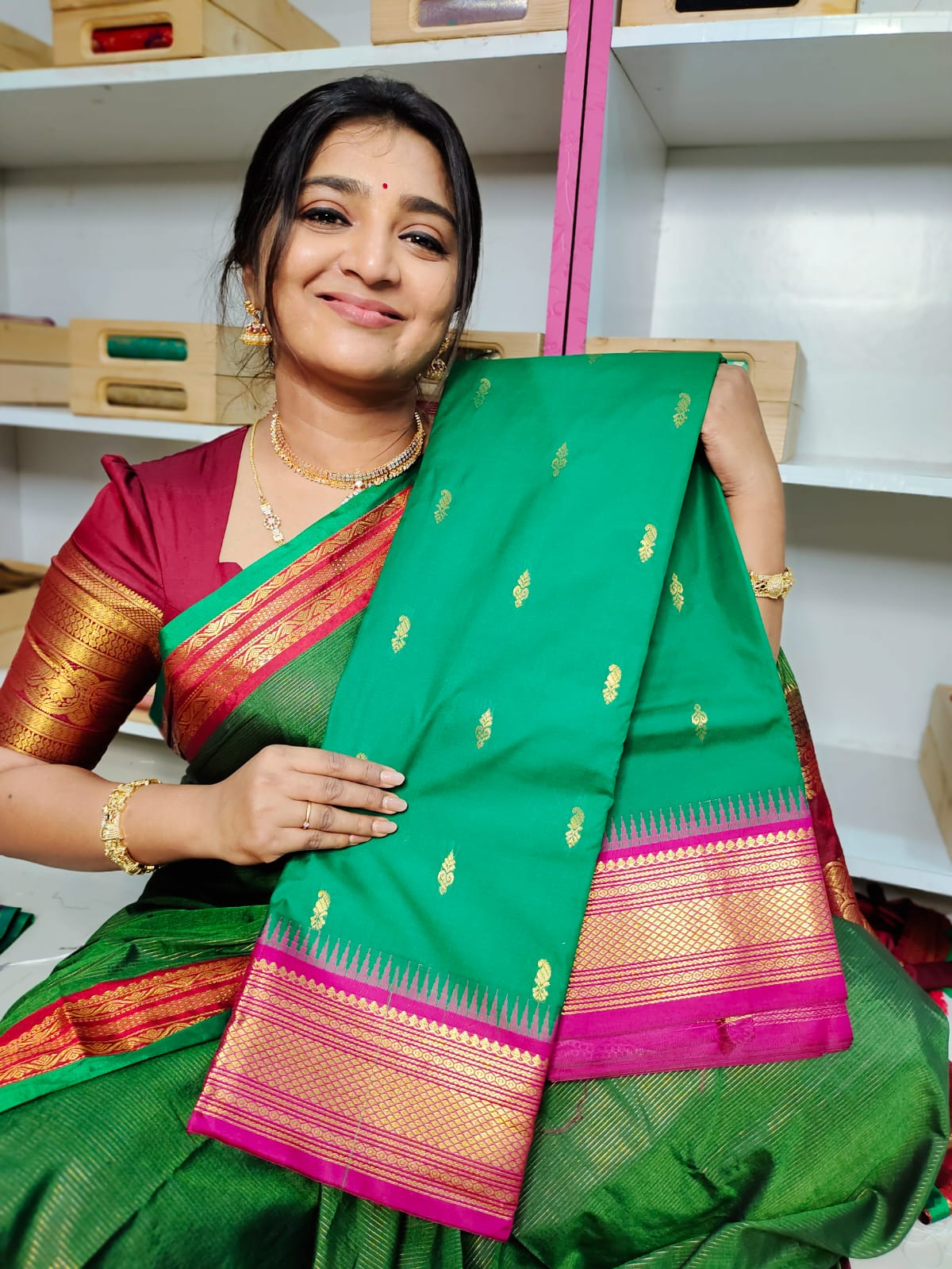 Gadwal silk saree