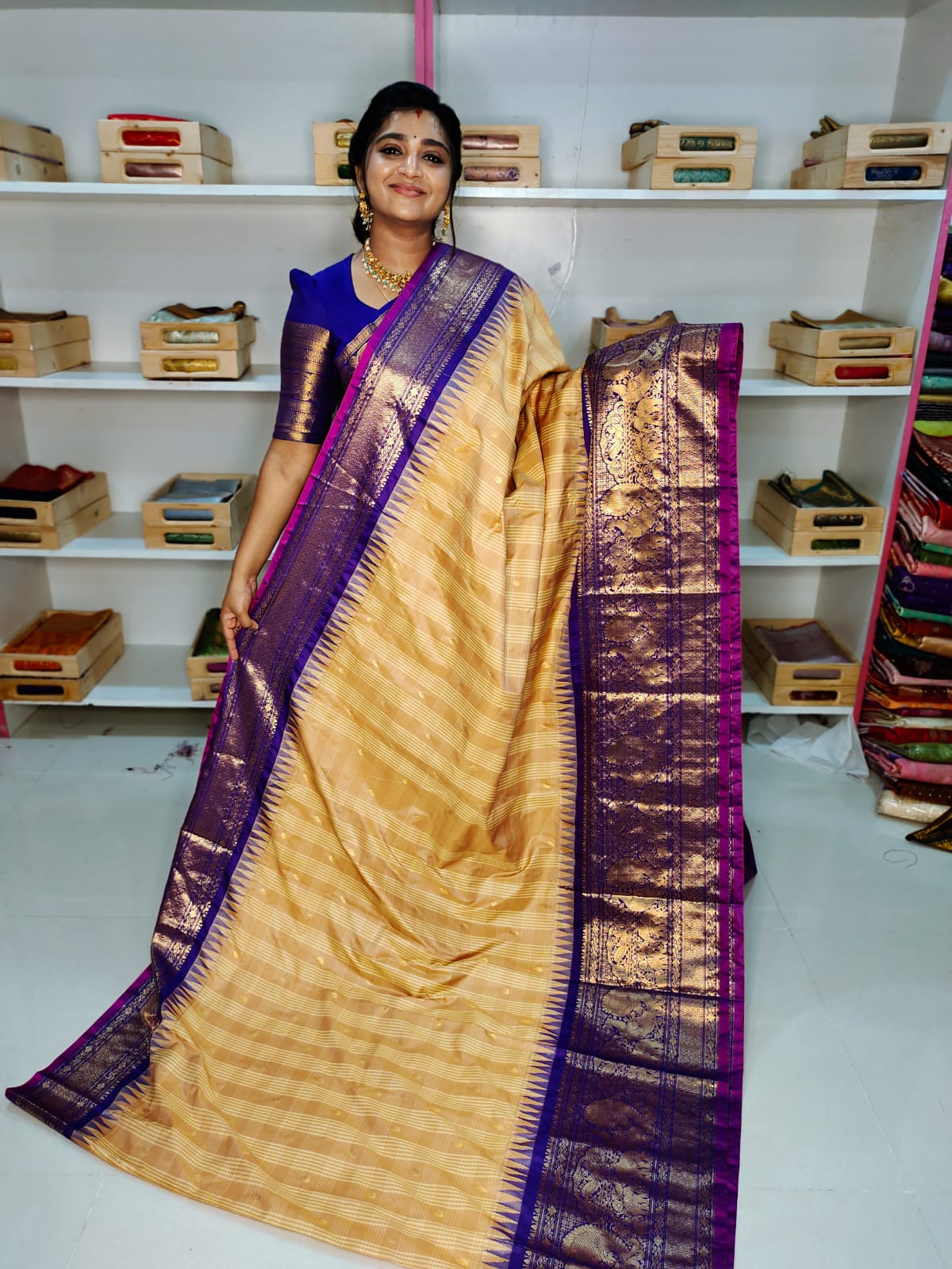 Primeme gadwal silk saree