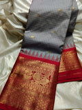 Ashadam gadwal silk saree