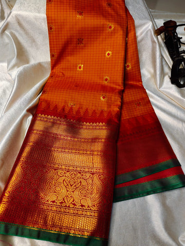 Vitange gadwal silk