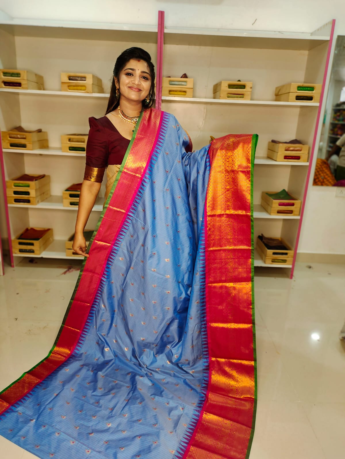 50% offer gadwal silk sarees