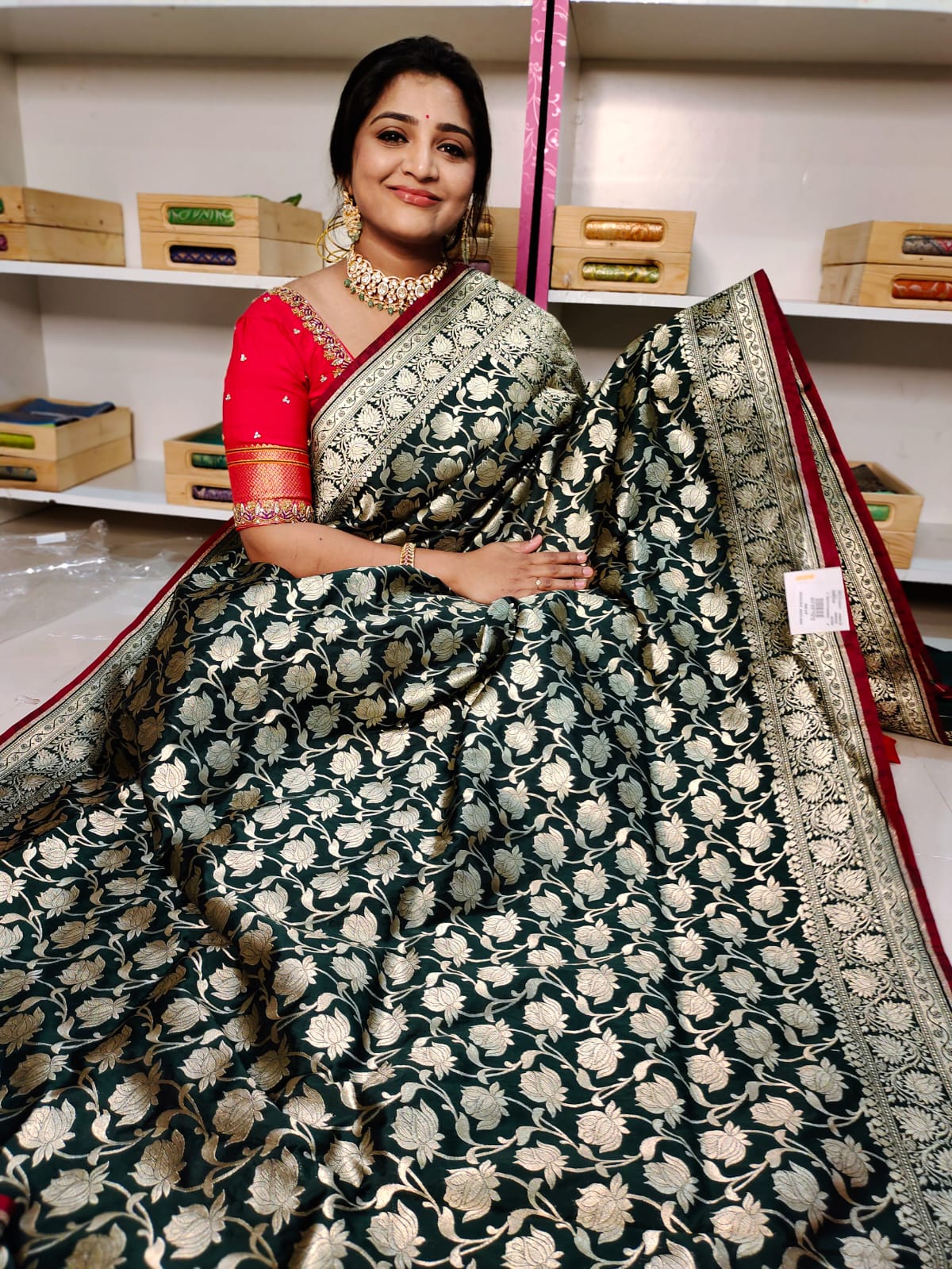 80% Katan banarasi sarees