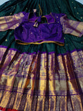 Vintage gadwal lehangas