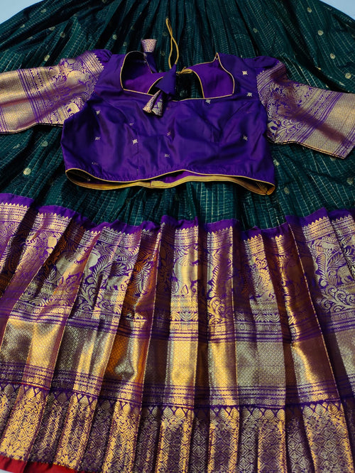 Vintage gadwal lehangas