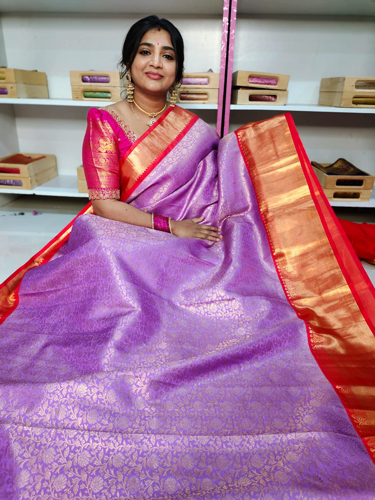 90% offer Kanchi pattu collection