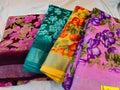 1+3 linen sarees