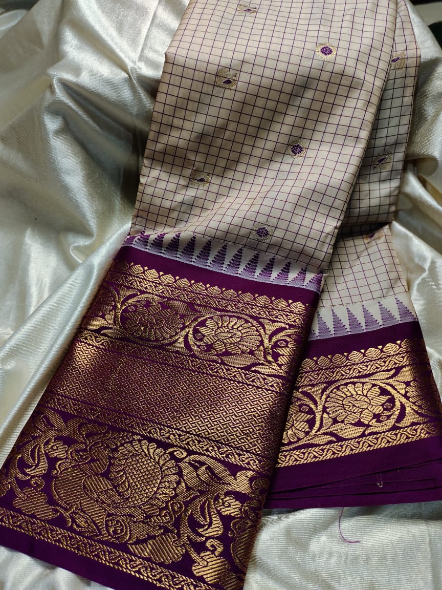 Ashadam gadwal silk saree