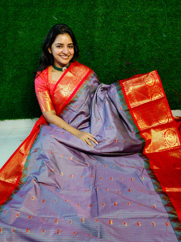 Vitange gadwal silk saree