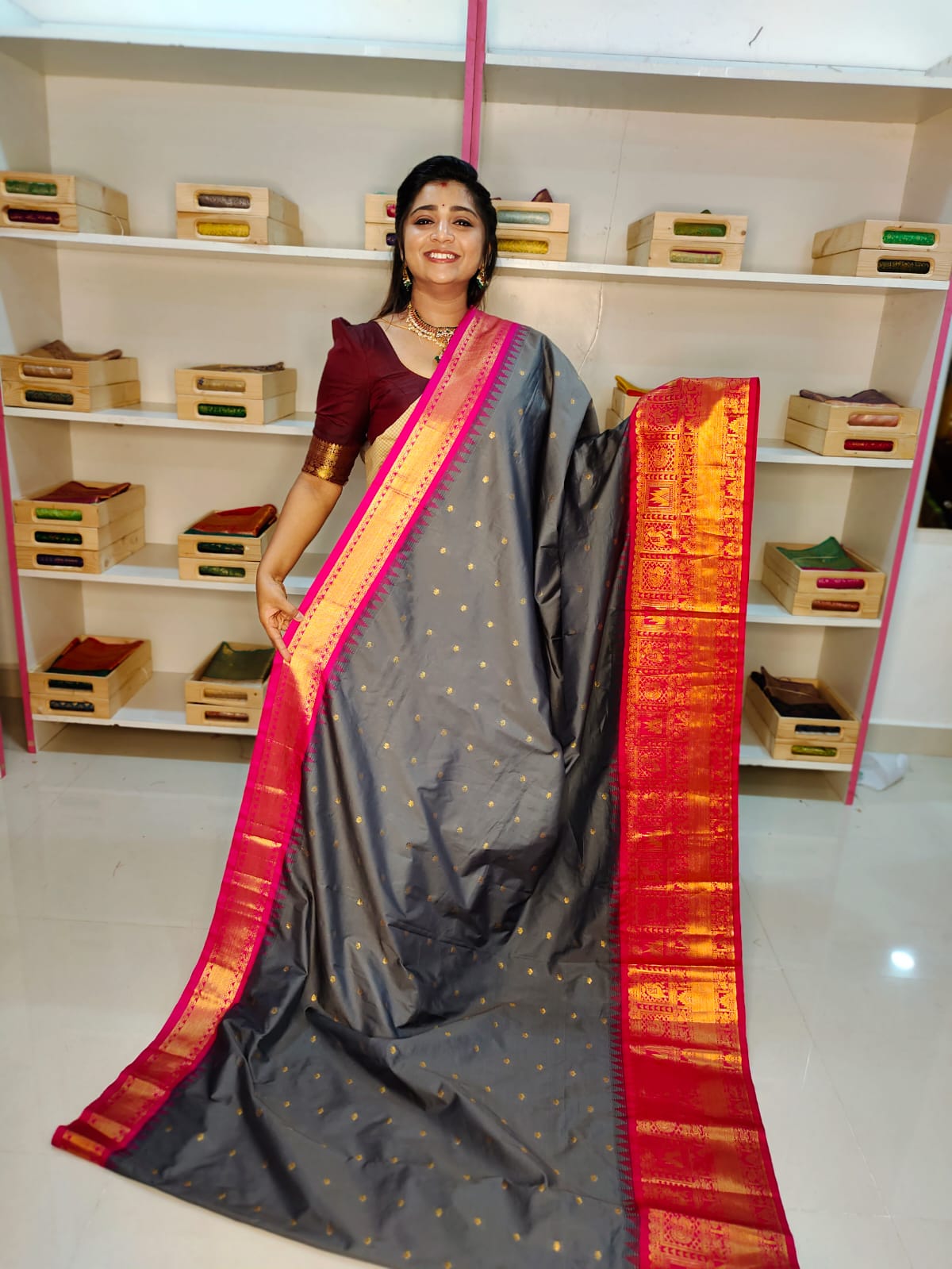 50% offer gadwal silk sarees