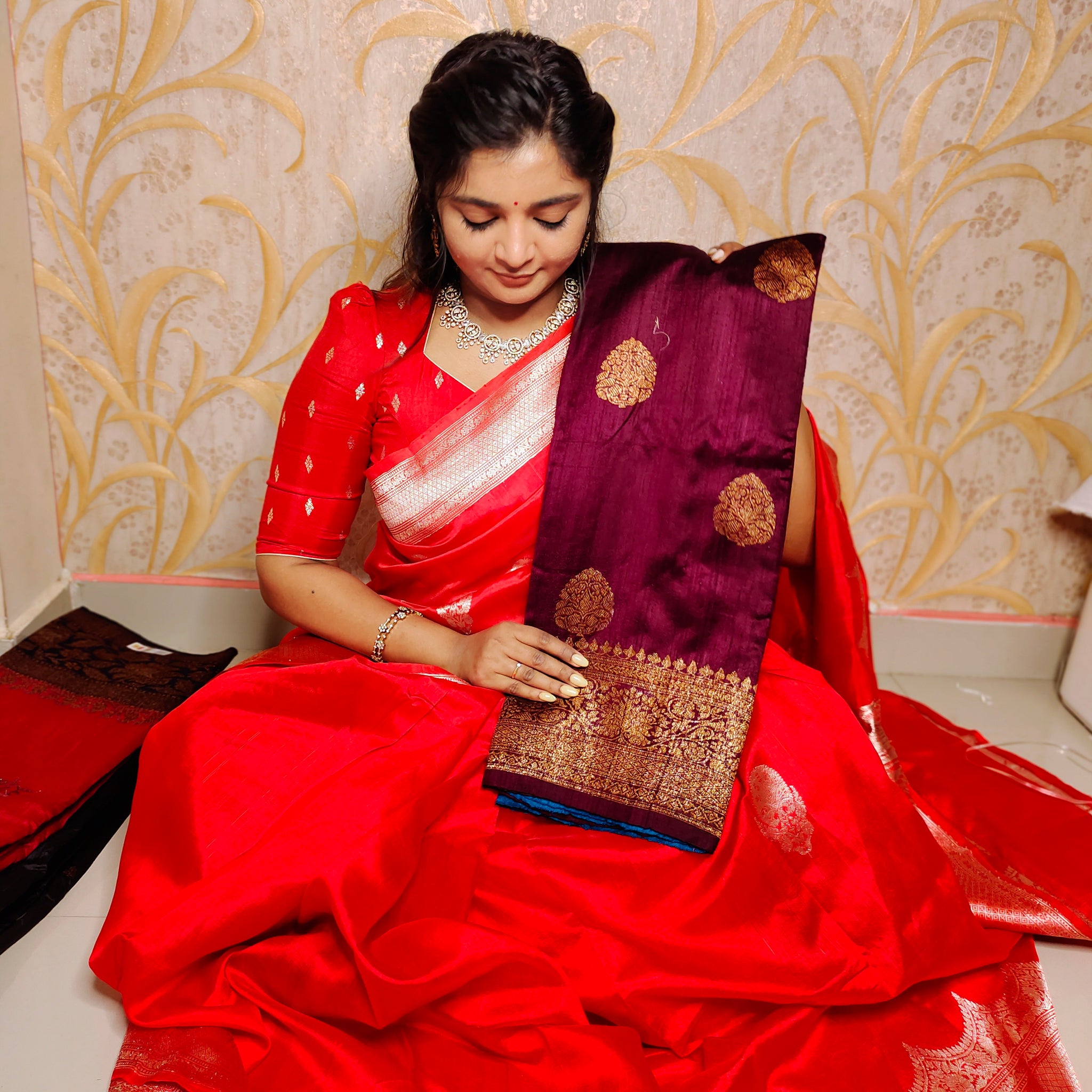 100% silk mark certified green Mango silk saree