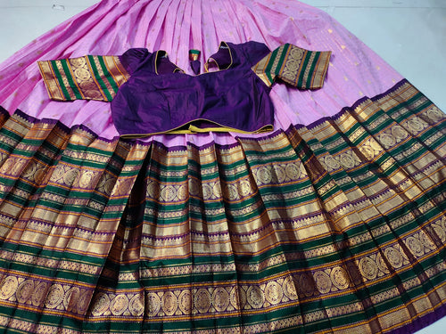 Vintage gadwal lehangas