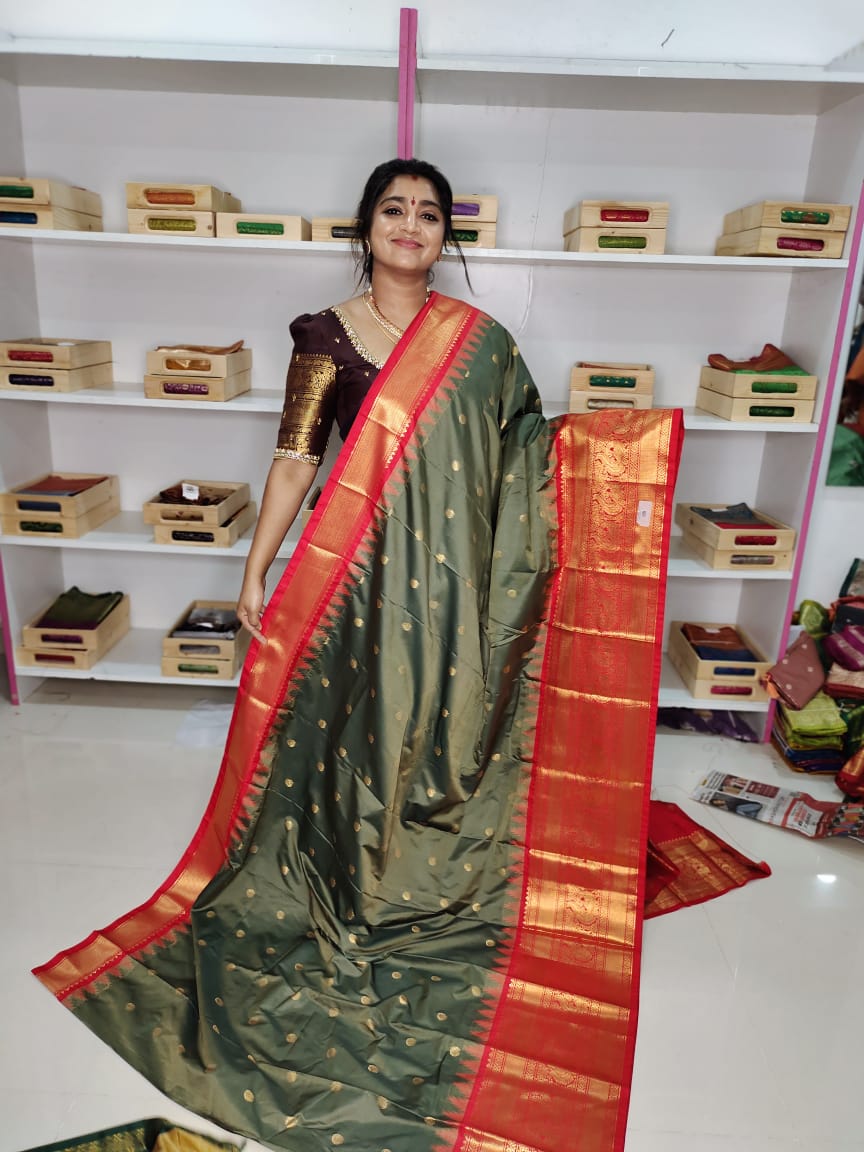 Ashadam sale gadwal silk saree
