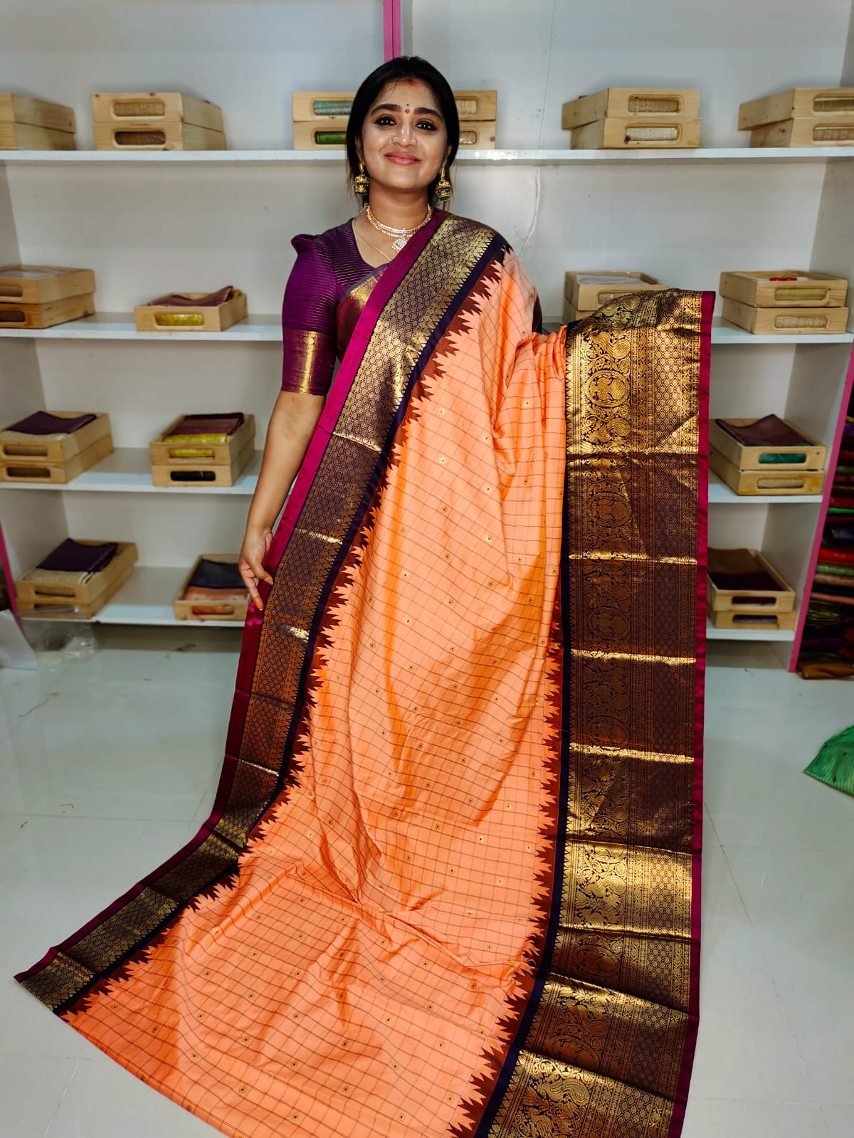 Primeme gadwal silk saree