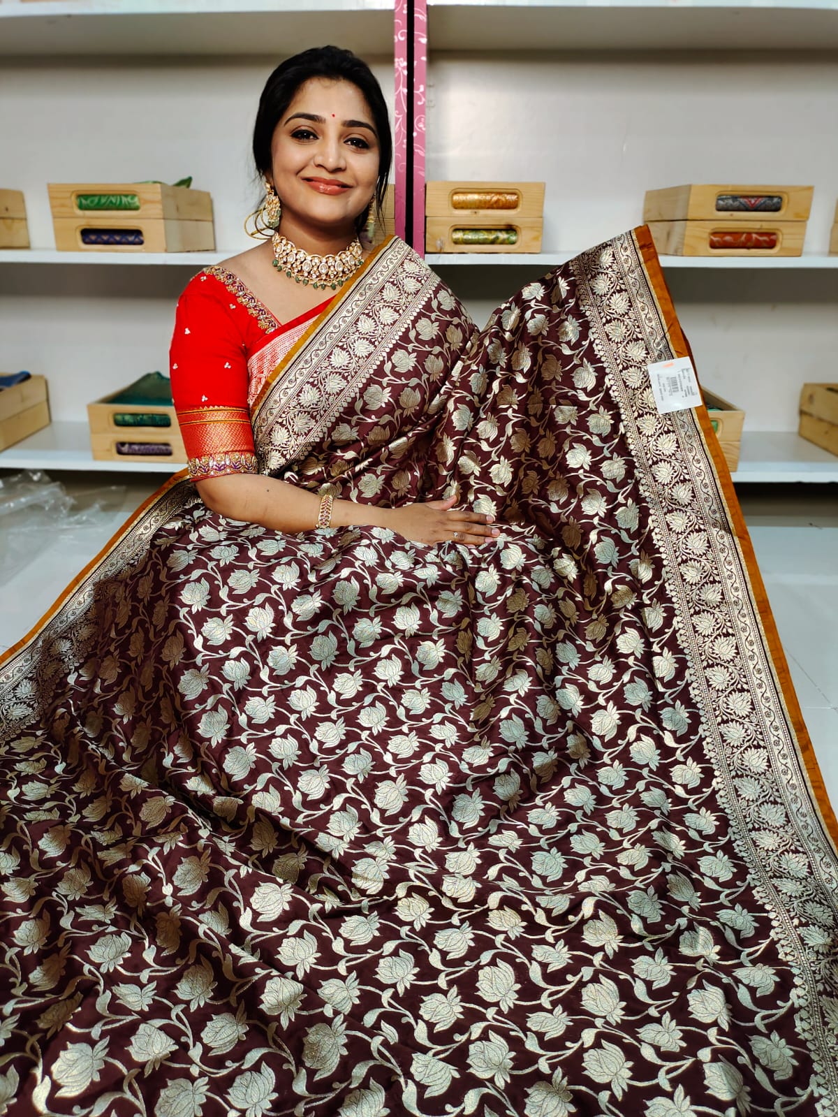 80% Katan banarasi sarees