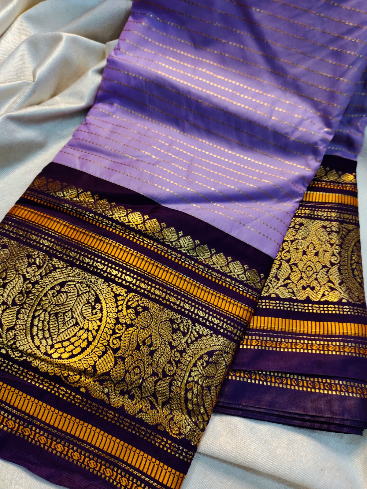 Vintage gadwal silk