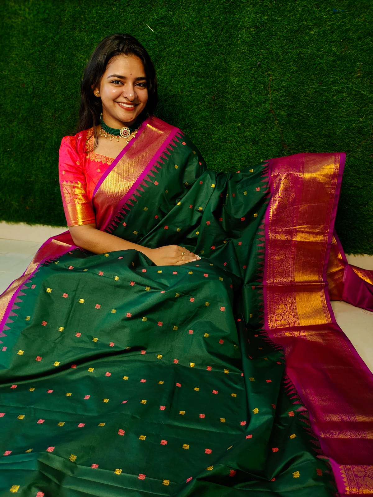 Vitange gadwal silk saree