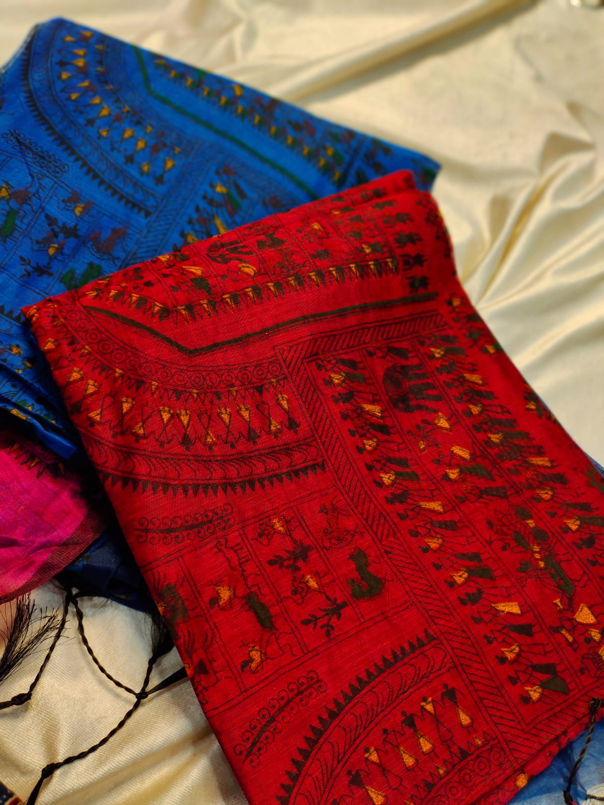 1+1 kadhi cotton saree