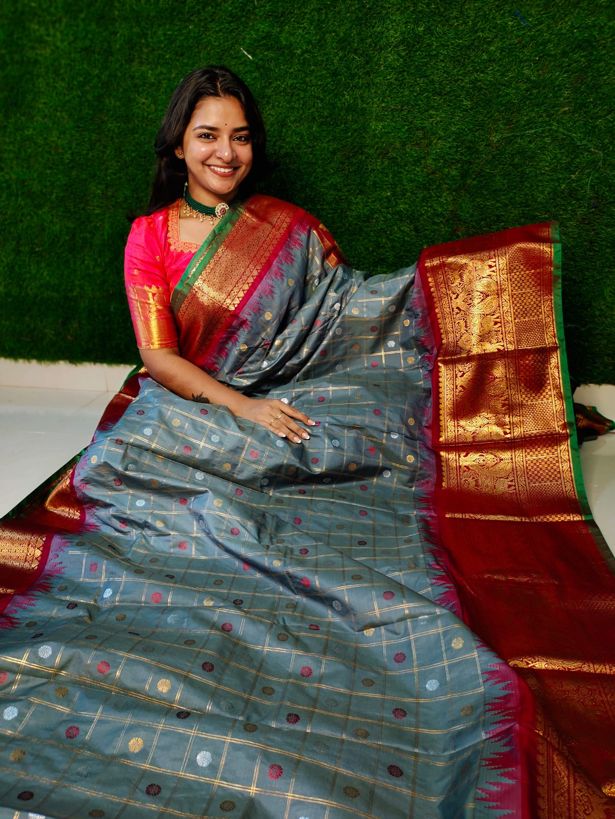 Vitange gadwal silk saree
