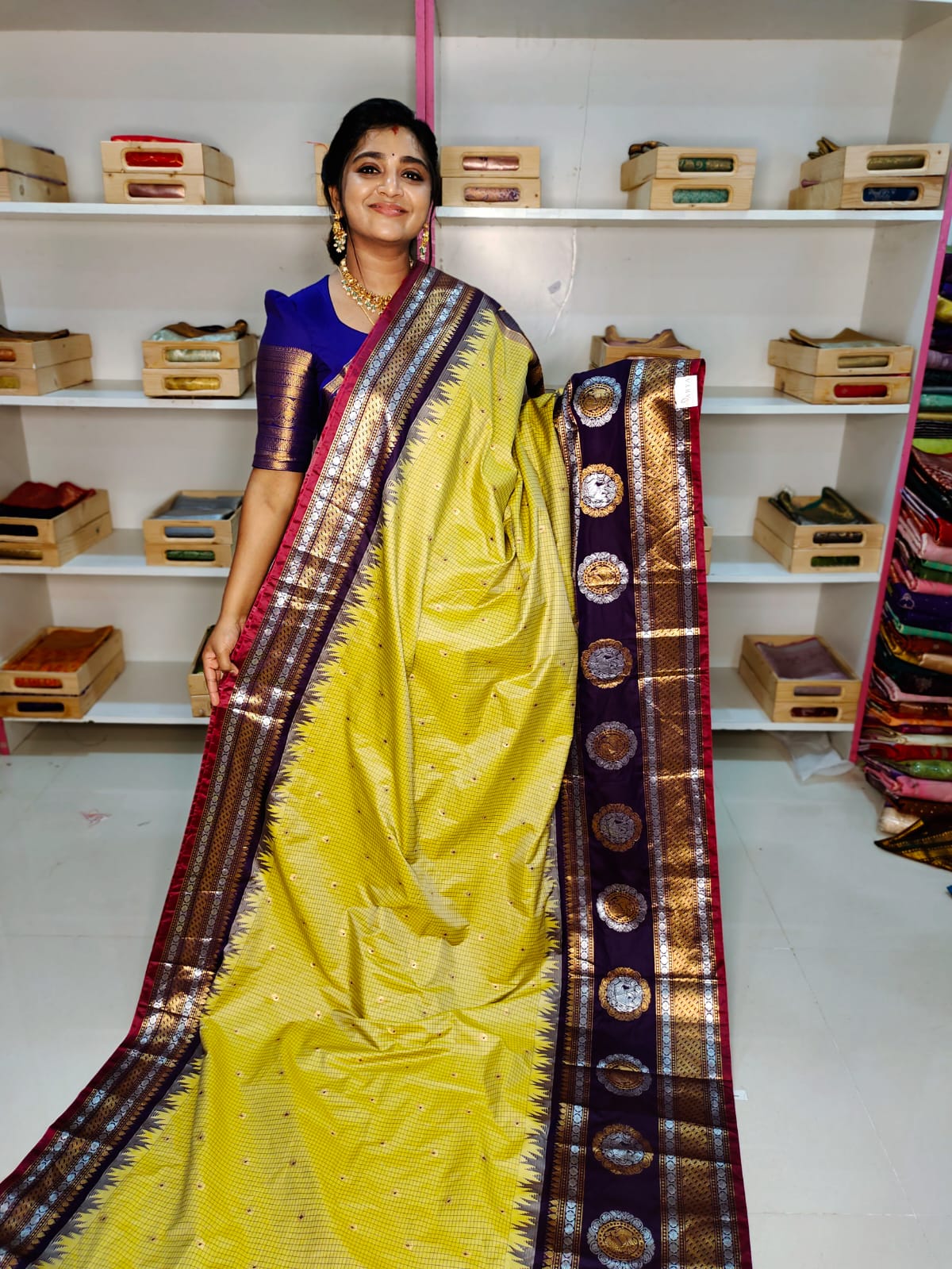 Primeme gadwal silk saree