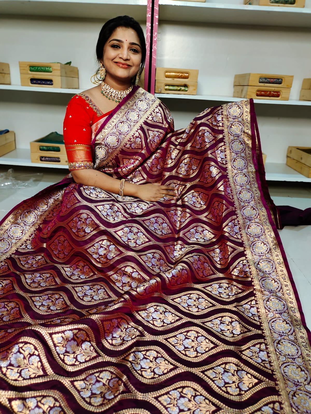 80% Katan banarasi sarees