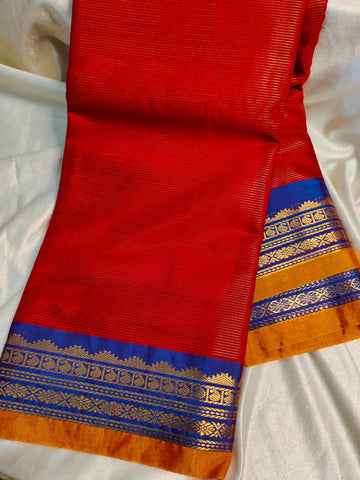 Vintage gadwal silk saree